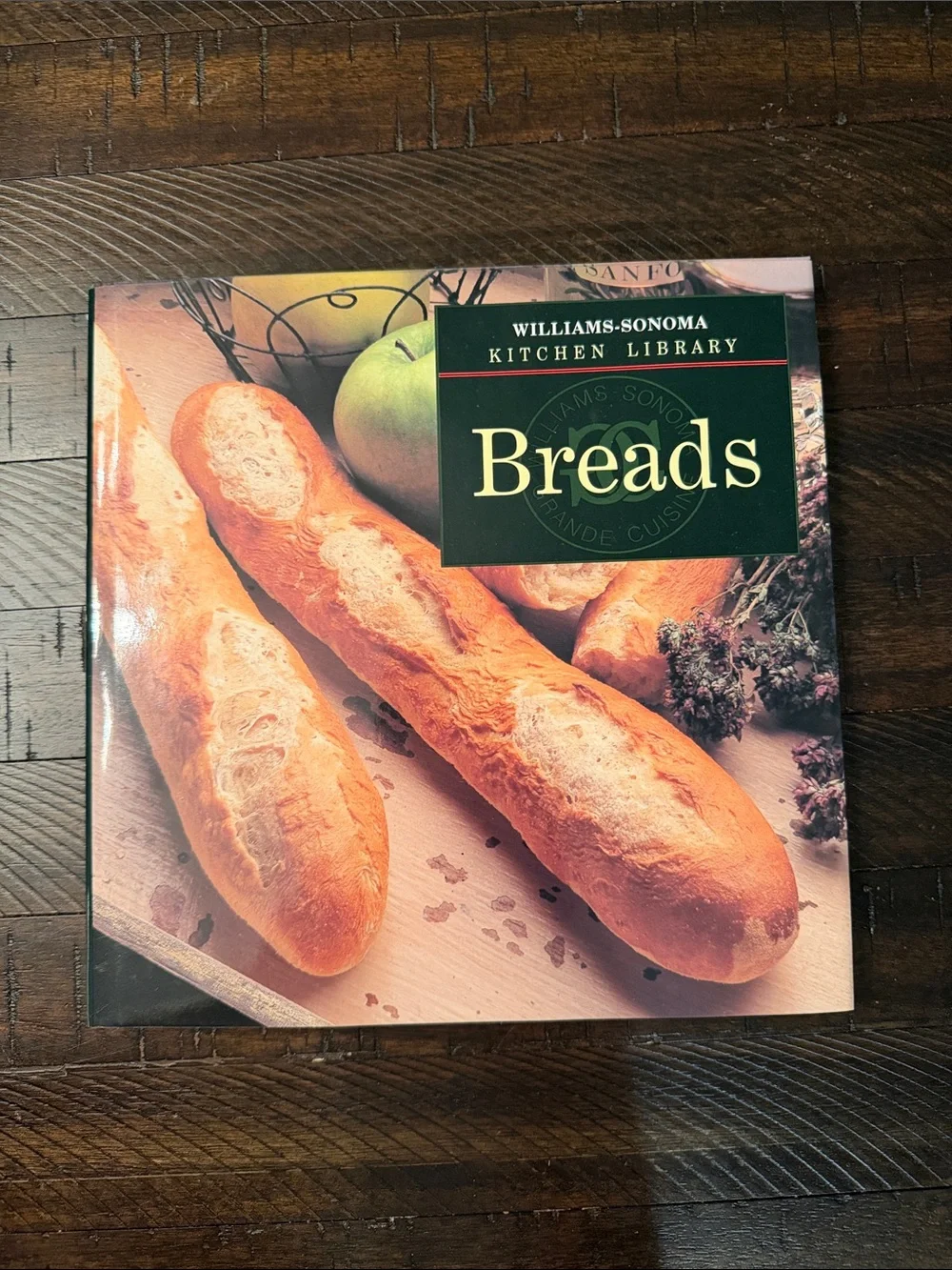 Williams Sonoma Breads Cookbook — Green and Brown Cover